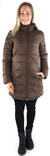 JDY Lightweight Quilted Coat long chocolate - Women's light winter jackets - 131960 - 1