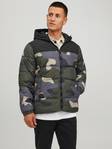 Jack&Jones Jacket Chili puffer, black/camo - Men's jackets - 132400 - 1