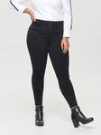 Only Carmakoma Jeans hw, Black - Women's jeans - 122770 - 1