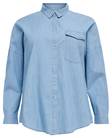 Only Carmakoma Dress Shirt, Light Blue - Women's shirts and blouses - 128500 - 5