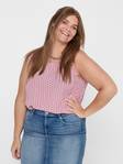 Only Carmakoma Top Luxlou rose wine - Women's tank tops - 126160 - 3