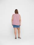 Only Carmakoma Top Luxlou rose wine - Women's tank tops - 126160 - 4
