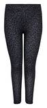 Only Carmakoma Leggings Elyse, black/leo - Leggings - 131930 - 1