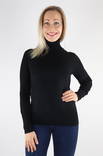 Only Sweater Venice life roll, black - Women's knitwear - 131640 - 1