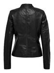 Only Jacket Bandit faux pu, Black - Women's leather- and pu-jackets - 125710 - 4
