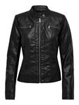 Only Jacket Bandit faux pu, Black - Women's leather- and pu-jackets - 125710 - 3