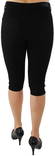 Pieces Capri pants Just Jute 3/4 legging black - Women's shorts and capris - 114210 - 2