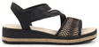 Rieker Sandals 61764-00 black multi - Rieker women`s sandals - 133480 - 1