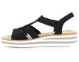 Rieker Sandals V02C1-00, Black - Rieker women`s sandals - 125790 - 2