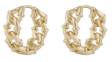 Snö of Sweden Earrings Gina ring gold - Earrings - 135290 - 2