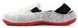 Suomi Kenkä Barefoot Shoes, Grey/Red - Men's slippers - 129680 - 2