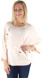 Vila Knitted Shirt Estoni bird 7/8, Rose - Women's knitwear - 122200 - 1