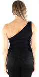 Vila Top Spice one shoulder, black - Women's tank tops - 132490 - 2