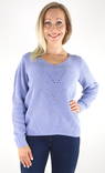 Vila Sweater v-neck pale iris - Women's knitwear - 131430 - 1