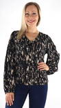 Vila women's Shirt loa v-neck black/loa - Women's long sleeved shirts - 133980 - 1