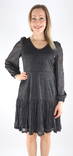 Vila Dress Melisa glitter, black/silver - Dresses and tunics - 132300 - 1