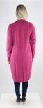 Vila Cardigan Ril long magenta hazel - Women's knitwear - 130050 - 2