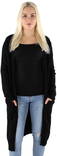 Vila Women's Cardigan Ril Long black - Women's knitwear - 119800 - 1