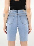 Only women's shorts HW Long light blue - Women's shorts and capris - 136050 - 2