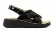 Eco Bio Vegan women's sandals J52682/9 black - Women's work shoes - 136370 - 1