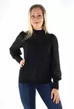 Vero Moda Shirt high neck black - Women's long sleeved shirts - 137000 - 1