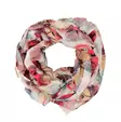 Veniz floral tube scarf 62573 red - Women's scarfs - 138320 - 1