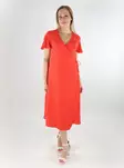 Vila wrap dress Wrap Midi poppy red - Dresses and tunics - 138610 - 1