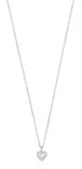 Snö of Sweden Necklace Nisi heart silver/clear - Necklaces - 138650 - 1
