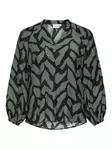 Only Carmakoma women's plus size shirt laurel wreath - Women's long sleeved shirts - 138870 - 1