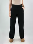 North Outdoor Straight Leg Merino Pants Black - Women's trousers - 139480 - 1