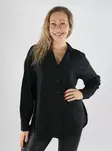 JDY women's dress shirt black/silver foi - Women's shirts and blouses - 139510 - 1