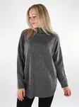Vero Moda women's sweater Plaza Long medium gray - Women's knitwear - 139520 - 1