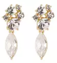 Snö of Sweden Earrings Noctelle gold/clear - Earrings - 140030 - 1