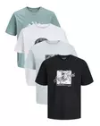 Jack&Jones men's t-shirt Honolulu Shape Tee - Men's T-shirts - 140290 - 1
