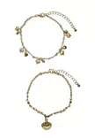 Vero Moda Anklet 2-pack gold - Bracelets - 140320 - 1
