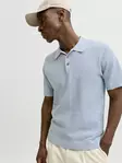Jack&Jones men's short-sleeved sweater Bluriley ashley blue - Men's T-shirts - 140940 - 5