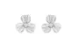 Snö of Sweden Earrings Flora petal silver - Earrings - 141130 - 1