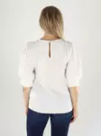 Vila Shirt 2/4 O-NECK TOP snow white - Women's T-shirts - 141410 - 2