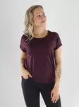 Only T-shirt ONLMOSTER S/S O-NECK TOP winetasting - Women's T-shirts - 141550 - 1