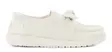 HEYDUDE women's shoes Wendy Bow Shimmer metallic silver - Women's walking shoes - 138420 - 2