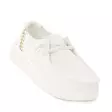 HEYDUDE women's shoes Wendy Rise Perf Canvas white - Women's walking shoes - 138200 - 2