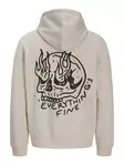 Jack&Jones men's hoodie moonbeam - Men's hoodies - 137460 - 2