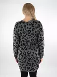 JDY women's knit dress Graphite gray/black - Women's knitwear - 137180 - 2