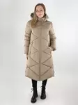 JDY women's long winter coat Padded timber wolf - Women's winter jackets - 139870 - 1