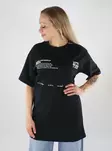 JJXX women's t-shirt Loose Long black - Women's T-shirts - 138900 - 1