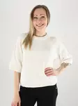 JJXX cotton sweater Twist snow white - Women's knitwear - 140160 - 1