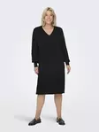 Only Carmakoma Knitted Dress Katia Black - Women's knitwear - 139210 - 1