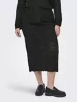 Only Carmakoma plus size Lace Skirt Calf Lace black - Skirts - 137920 - 1