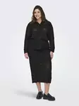 Only Carmakoma plus size Lace Skirt Calf Lace black - Skirts - 137920 - 2