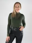 Only high-neck blouse Lace rosin - Women's long sleeved shirts - 139610 - 1